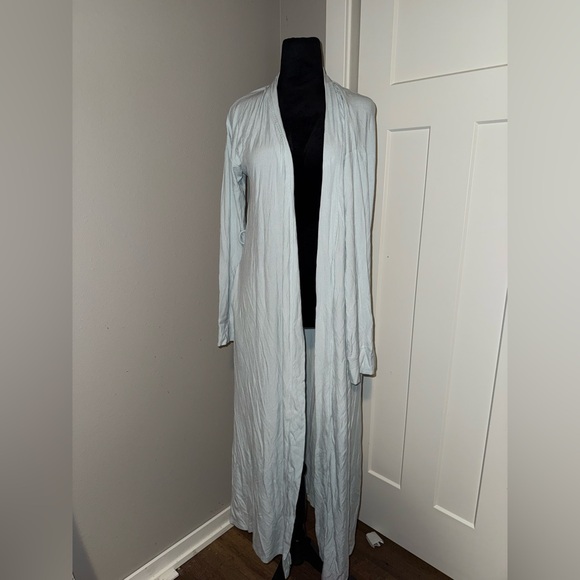 Skims Soft Lounge Long Robe Blue Small - Missing Tie! - Picture 1 of 2